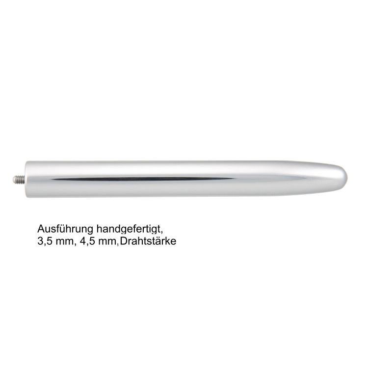 einführhile handgefertigt edelstahl aussengewinde